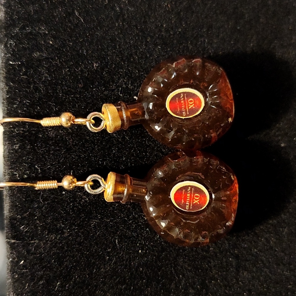 Crown Royal type bottle Earrings